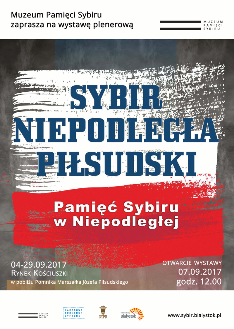Plakat Muzeum Pamięci Sybiru