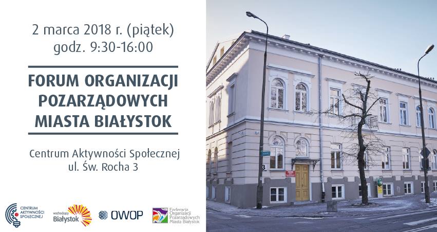 Forum Organizacji Pozarządowych Miasta Białystok