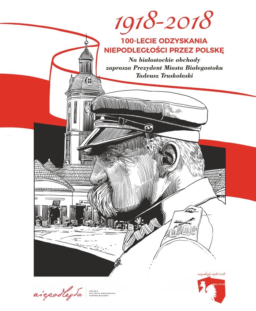 Plakat 1000-lecie odzyskania niepodległości przez Polskę