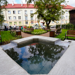 Kaskada wodna w Parku kieszonkowym przy ul. Parkowej