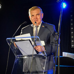 Prezydent Tadeusz Truskolaski przemawia do uczestników uroczystości