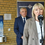 Wiceprzewodnicząca Rady Miasta Katarzyna Kisielewska-Martyniuk przemawia podczas konferencji