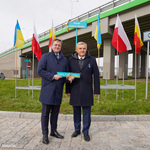 Prezydent Tadeusz Truskolaski oraz Ambasador Ukrainy w Polsce Wasyl Zwarycz