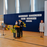 Zastępca prezydenta Przemysław Tuchliński przemawia podczas rozpoczęcia roku szkolnego 2023/2024