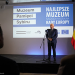 Prezydent Tadeusz Truskolaski zabiera głos podczas wydarzenia