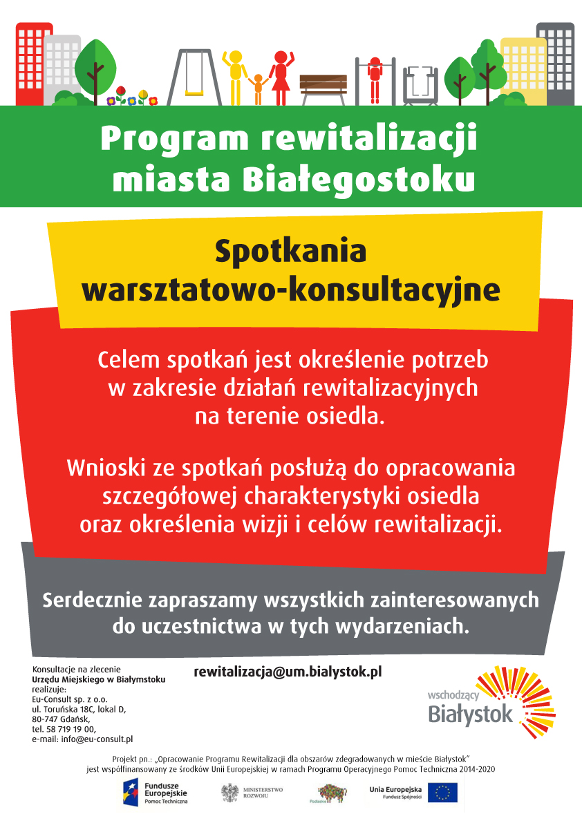 Plakat Program rewitalizacji miasta Białegostoku