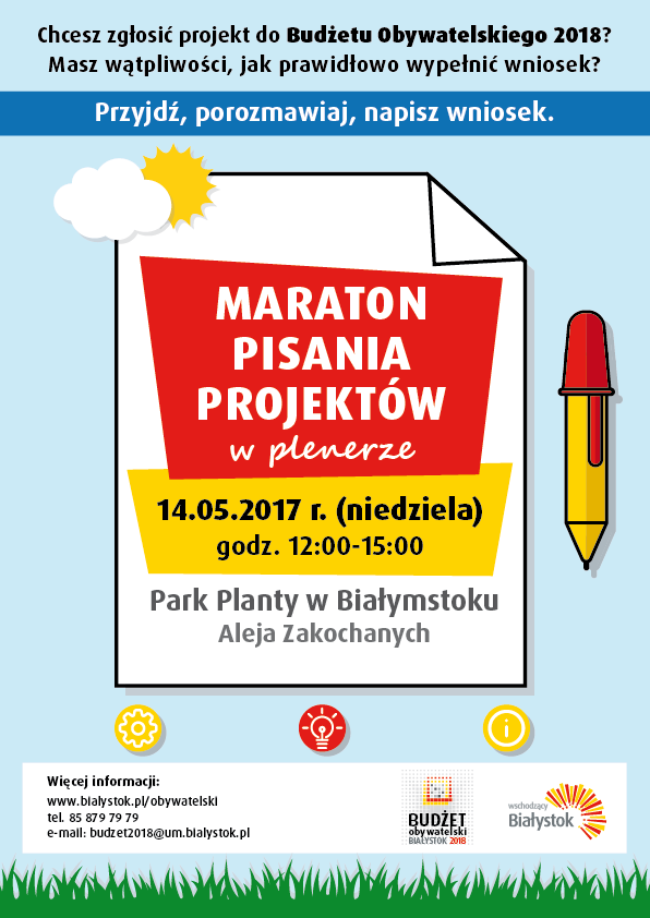 Plakat Maraton pisania projektów