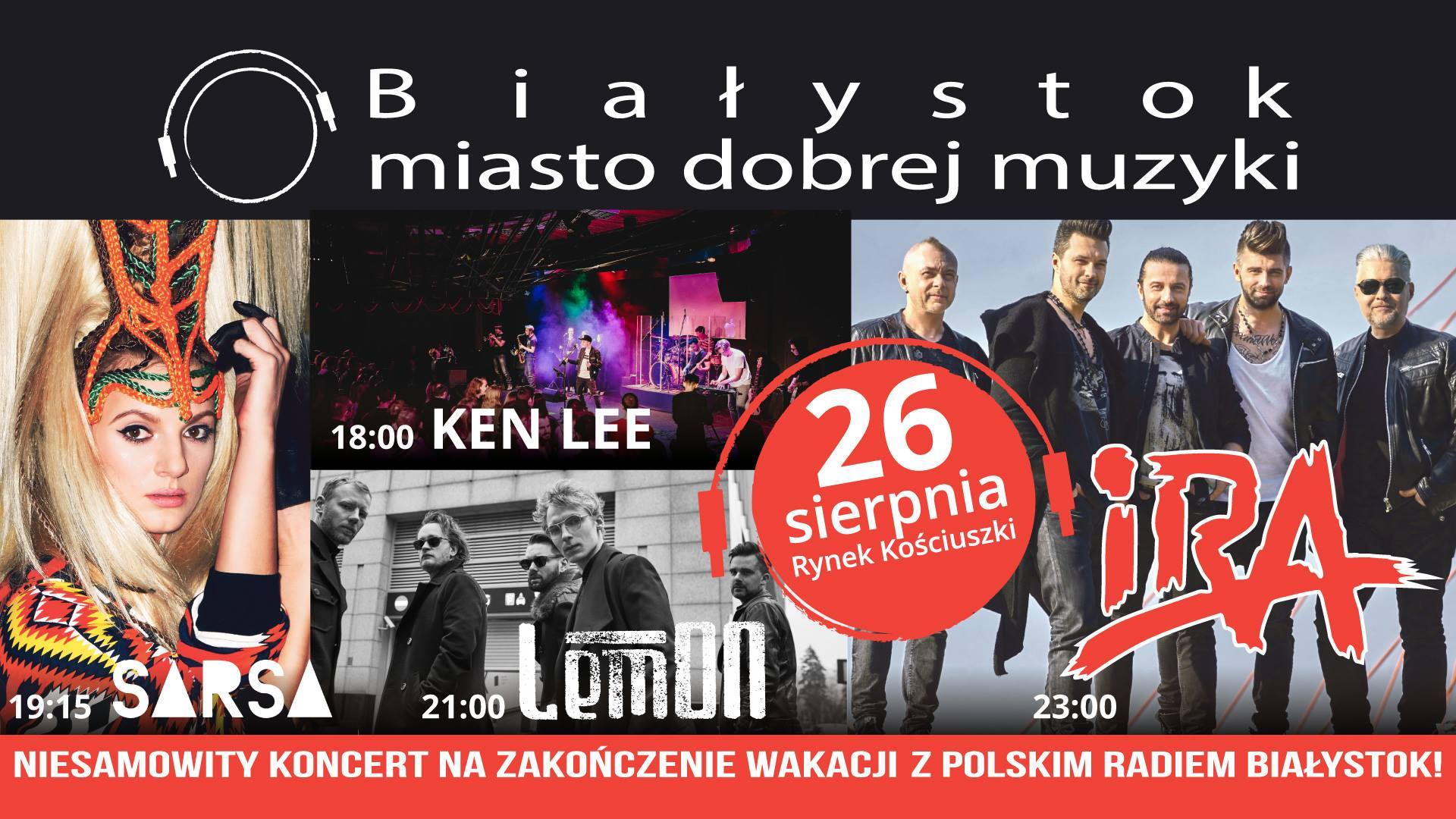 Zaproszenie na koncert Białystok miasto dobrej muzyki
