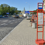Tymczasowy przystanek autobusowy