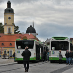 Nowe autobusy na Rynku Kościuszki