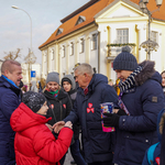 Zbiórka pieniędzy na Rynku Kościuszki w Białymstoku podczas Wielkiej Orkiestry Świątecznej Pomocy 2020