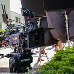Kamera na planie zdjęciowym do serialu Kruk 2