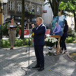 Prezydent miasta Białegostoku Tadeusz Truskolaski podczas przemowy