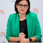 Rzecznik Prezydenta Urszula Boublej Podczas konferencji