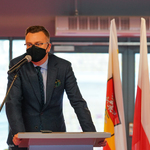 Zastępca prezydenta Rafał Rudnicki podczas wystąpienia