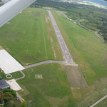 Zdjęcie pasa startowego z lotu ptaka