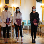 Siostry Maliszewskie oraz Marlena Gola na wspólnym zdjęciu