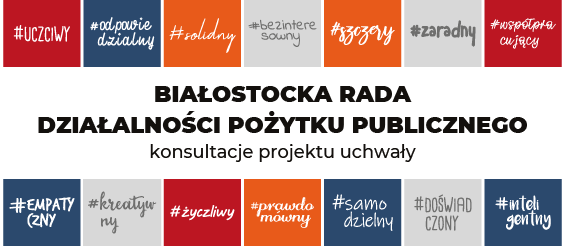 Element odsyłający do artykułu Białostocka Rada Działalności Pożytku Publicznego – ogłoszenie konsultacji