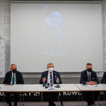 Uczestnicy odczytania wyników konkursu rzeźbiarskiego