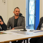Uczestnicy odczytania wyników konkursu rzeźbiarskiego