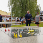 Prezydent Tadeusz Truskolaski przemawia do uczestników