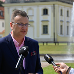 Zastępca Prezydenta Rafał Rudnicki odpowiada na pytania dziennikarzy