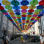 Parasolki nad ulicą Kilińskiego