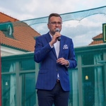 Zastępca Prezydenta Rafał Rudnicki przemawia do mikrofonu podczas wydarzenia