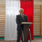 Prezydent Miasta Tadeusz Truskolaski przy mównicy