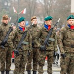 Żołnierze podczas Narodowego Święta Niepodległości
