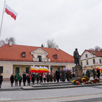 Uczestnicy uroczystości  103. rocznicy odzyskania niepodległości przez Białystok