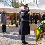 Łukasz Prokorym - Przewodniczący Rady Miasta i radny
Marek Stanisław Tyszkiewicz
składa wieniec podczas uroczystości Dnia Żołnierzy Wyklętych