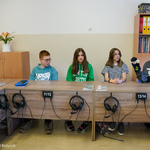 Uczniowie z Ukrainy podczas zajęć