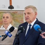 Prezydent Miasta Białegostoku Tadeusz Truskolaski odpowiada na pytania dziennikarzy