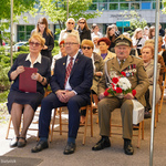 Uczestnicy uroczystości upamiętniającej 78 rocznicę walk pod Monte Cassino