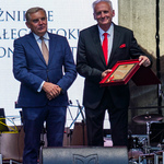 Prezydent Tadeusz Truskolaski wraz z Krzesimirem Dębskim