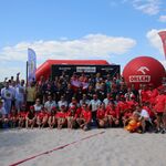 Uczestnicy wydarzenia sportowego Beach Pro Tour Futures 2022