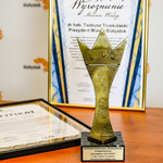 Statuetka i certyfikaty