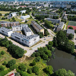Tereny inwestycyjne na osiedlu Bema w Białymstoku.