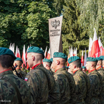 Kompania honorowa przy pomniku Żołnierzy Armii Krajowej