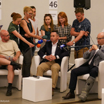 Zastępca prezydenta Przemysław Tuchliński odpowiada na pytania dziennikarzy