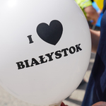 Balon z napisem Białystok