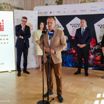 Dyrektor Narodowego Centrum Kultury Rafał Wiśniewski zabiera głos na konferencji