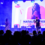 Urszula Boublej Rzecznik Prasowa Prezydenta Miasta Białegostoku przemawia podczas otwarcia New Pop Festival