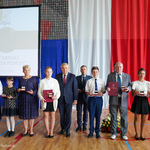 Prezydent Tadeusz Truskolaski z nagrodzonymi 