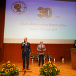 Zastępca prezydenta Zbigniew Nikitorowicz przemawia podczas uroczystości