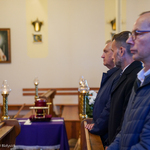 Zastępca prezydenta Zbigniew Nikitorowicz, dyrektor Jacek Brzozowski i prezydent Tadeusz Truskolaski na pogrzebie Włodzimierza Kusaka