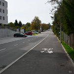 Nowa droga asfaltowa, ścieżka dla pieszych i rowerzystów