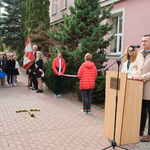 Zastępca prezydenta Rafał Rudnicki przemawia na uroczystości