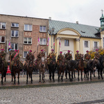 Grupa rekonstrukcyjna 10 Pułku Ułanów Litewskich podczas uroczystości